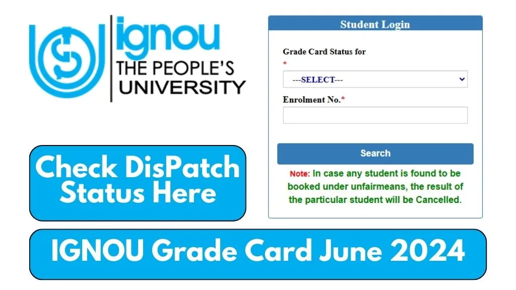 IGNOU Grade Card June 2024